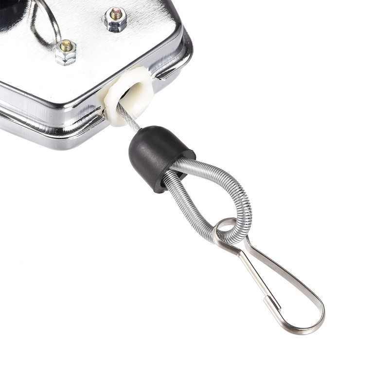sourcing map Retractable Spring Pull Tool Holder Hanging Device 1.3-4.4