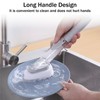 Pot Brush Soap Dispensing Dish Brush Storage Set, Kitchen Cleaning