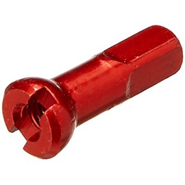 Sapim Polyax Alloy 14 Gauge Spoke Nipples, 14mm, Red
