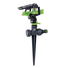 Ribiland Pra/AB.1410 Oscillating Sprinkler on Plastic Spike, Black, 290 x 30 x 100 cm