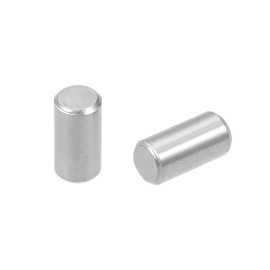 uxcell 20Pcs 5mm x 10mm Dowel Pin 304 Stainless Steel Wood Bunk Bed Dowel Pins Shelf Pegs Support Shelves Silver Tone