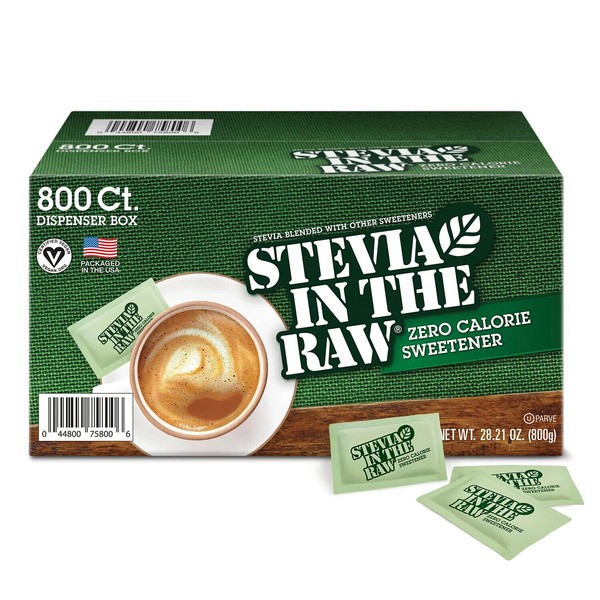 Stevia In The Raw Plant-Based Zero Calorie Sweetener Packets(800 ct.)Great