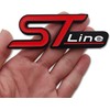 ST Line Emblem Metal Car Front Grille Decoration, Easy Installation,