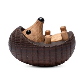 Spring Copenhagen Spike - Small Wooden Hedgehog | Wooden Figure | 4.2 x 6.4 x 4.5 cm | Living Room & Children's Room | Wood (FSC Thermal Ash & Oak) | Wooden Figures Collection | Design by Chresten