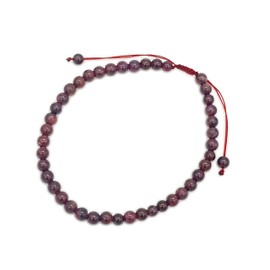 Pulsera de Granate 100% Natural | Impulso y dejar atrás lo que te detiene | (4mm)