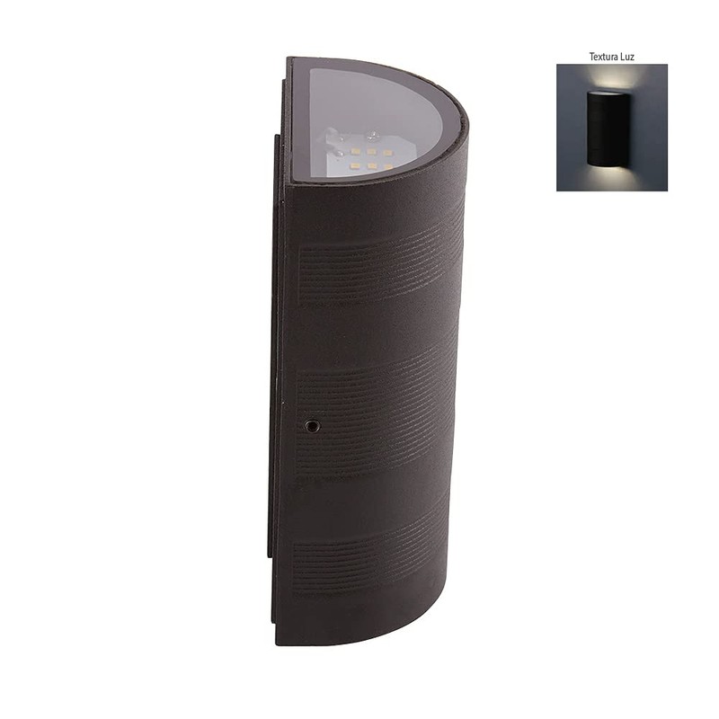Tecnolite - Lámpara de exterior LED para sobreponer, 6 W,