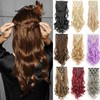 prinfantasy Clip-In Real Hair Extensions, Natural Extensions, Human Hair Wefts,