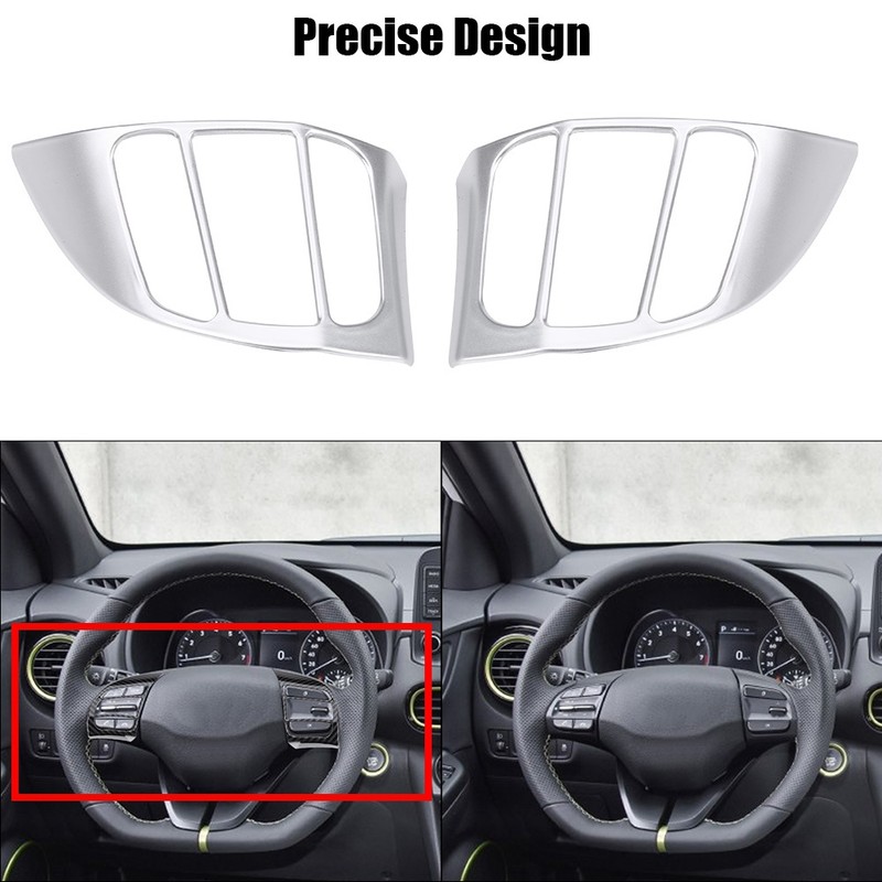 Car Interior Steering Wheel Cover Frame Trim for Hyundai Encino