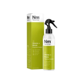 Nanoman Stone and Brick Sealer 8.4 fl oz; Marble Granite Quartz Stone Brick Concrete Grout Sealer and Protectant; Cleaner Sealant Protector & Care Spray for Kitchen and Bathroom Benches and Surfaces