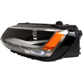 Evan Fischer Driver Side Headlight for Volkswagen Jetta 2011-2016 Halogen With bulb(s) Sedan Replaces# 5C7941005