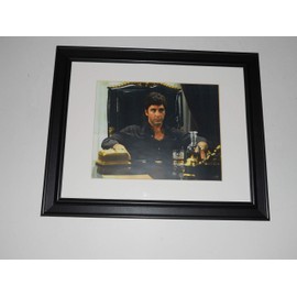 Framed Al Pacino as Tony Montana from Scarface (1983) Glass Frame 14" by 17"