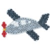 HAMA - Plane Plate - Iron-On Beads - Midi Size