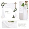Showgeous Wedding Arch Draping Fabric 1 Panel 28" x20Ft Cream