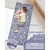 Largest Toddler Nap Mat with Pillow & Blanket, 55.1''x 23''