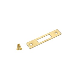 Full Mortise Furniture Lock Half Mortise Cabinet Lock Flush Mount Lock 2-1/2" Strike Plate Cabinet Lock Strike Plate - Solid Brass