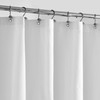 ALYVIA SPRING Extra Long Fabric Shower Curtain Liner Waterproof -