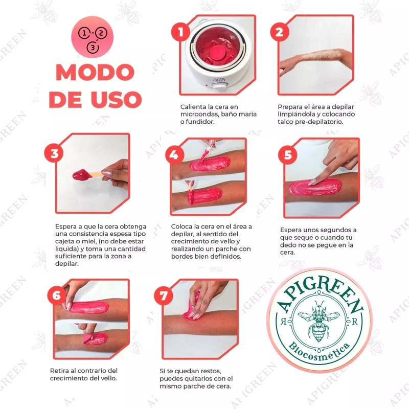 ApiGreen Cera Española Apigreen Fundidor Y Pastillas 400g