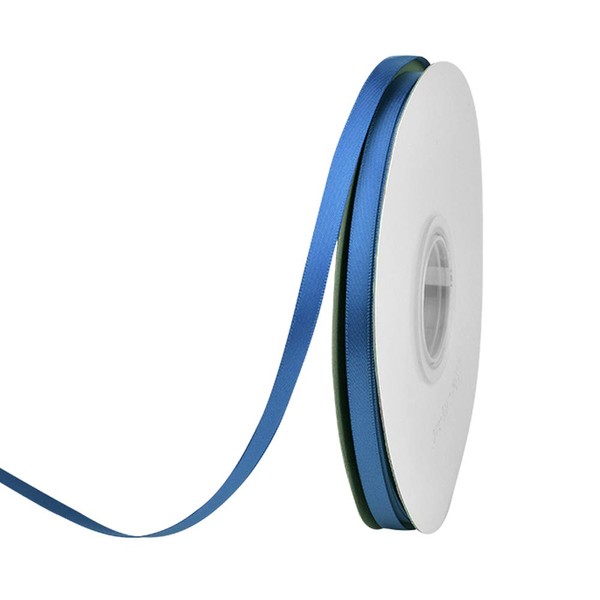 Ribest 1/4 inch 50 Yards Solid Double Face Satin Ribbon