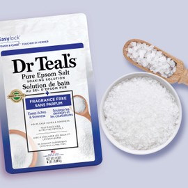 Dr Teal's Epsom Salt Magnesium Soak, Fragrance Free, 4 lbs