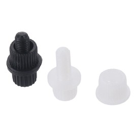 8 Pcs License Plate Frame Bolts, Cover License Plate Screws Replacement Car Accessories Parts for Car, Vehicle, Motorcycle (Black and White)