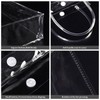 5 PCS Clear Gift Bags with Handle, Reusable PVC Gift