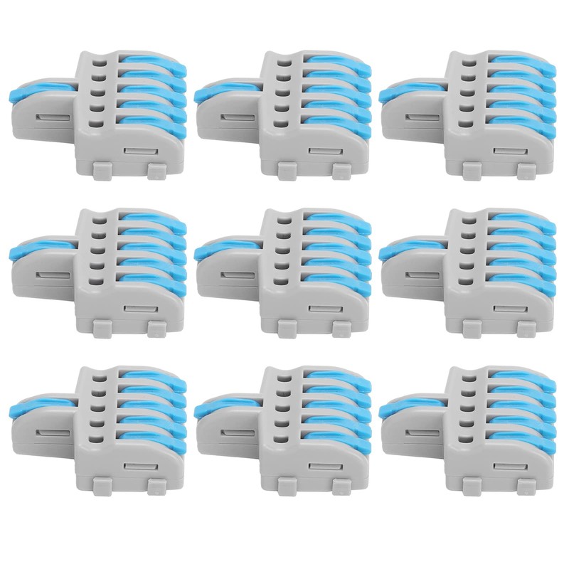 20Pcs SPL Quick Connector 1 in 5 Out Push‑Type Splitter