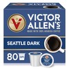 Victor Allen's Coffee Seattle Dark, Dark Roast, 80 Count, Single