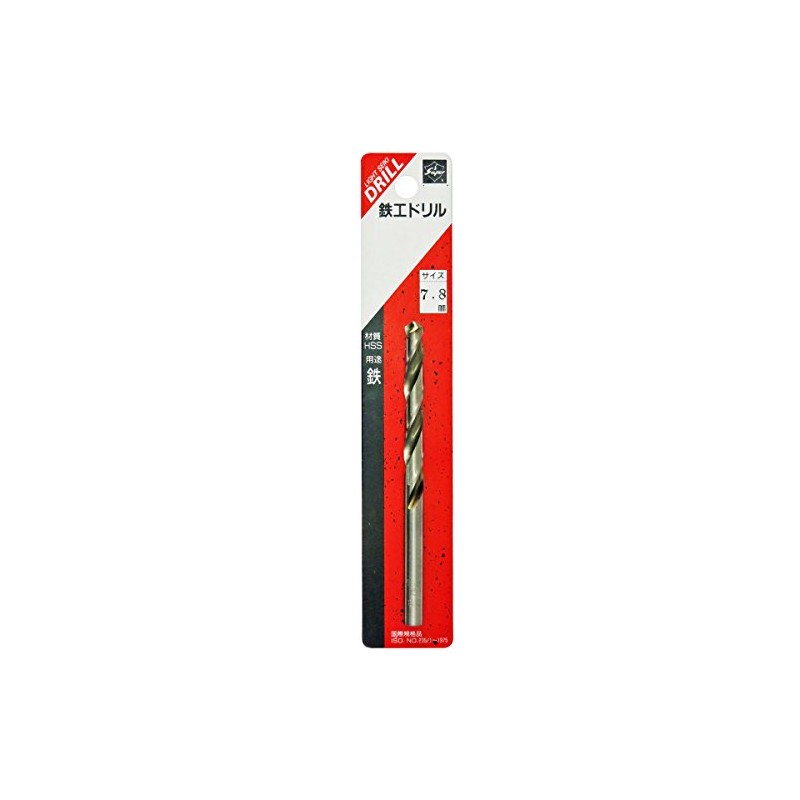 Light Seiki Super Ironwork Drill, 1 Pack, 0.3 inches (7.8