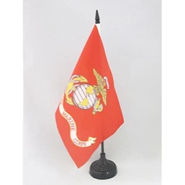 Desk Flag USA Marine Korps Flag of the United States Table Flag 14 x 21 cm AZ Flag 21x14 cm – Armed Forces