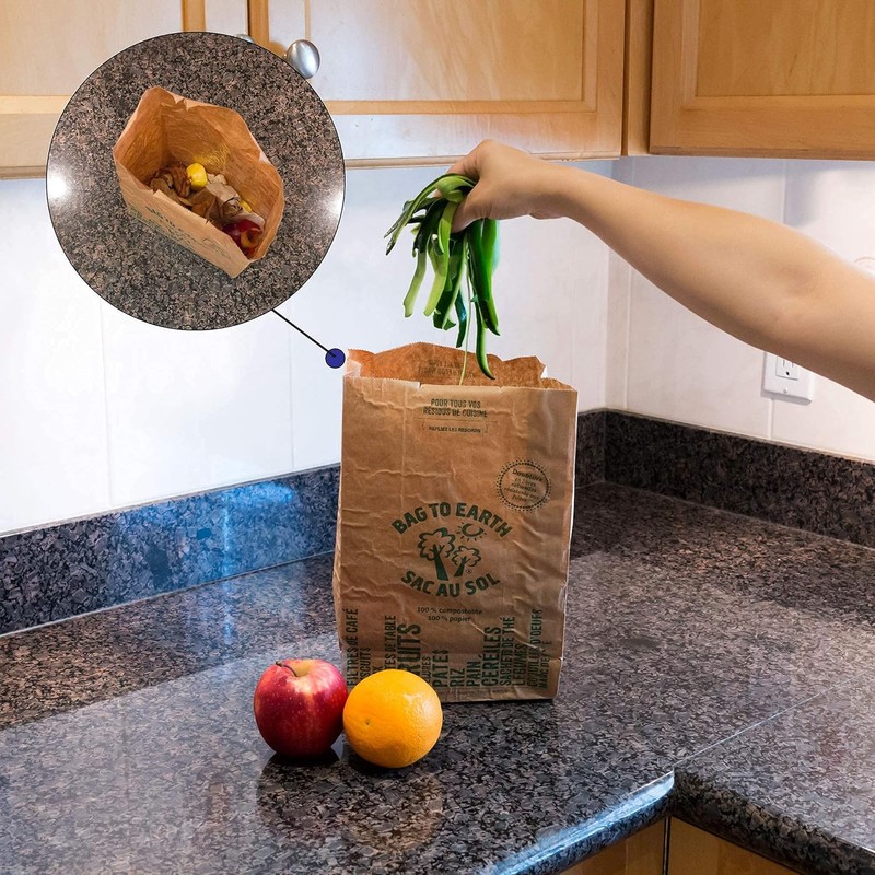 Bag to Earth -Kitchen Food Waste Bag, Set of 2