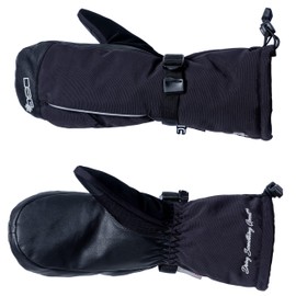 DOING SOMETHING GREAT (DSG Outerwear) Women's Snowmobile Trail Mittens 3.0 (Small, Black)