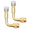 AMZSKU Valve Extension Copper Valve Adapter Angle Valve Extension Car