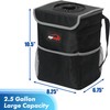 EPAuto Waterproof Car Trash Can with Lid and Storage Pockets,