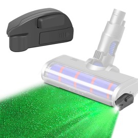 Coodss Vacuum Cleaner Dust Display LED Lamp Suitable for Dyson Shark Bissell, Reveals Hidden Dust & Pet Hair with Green LED Illuminate Attachment, Upgrade Vacuum Cleaner Accessories