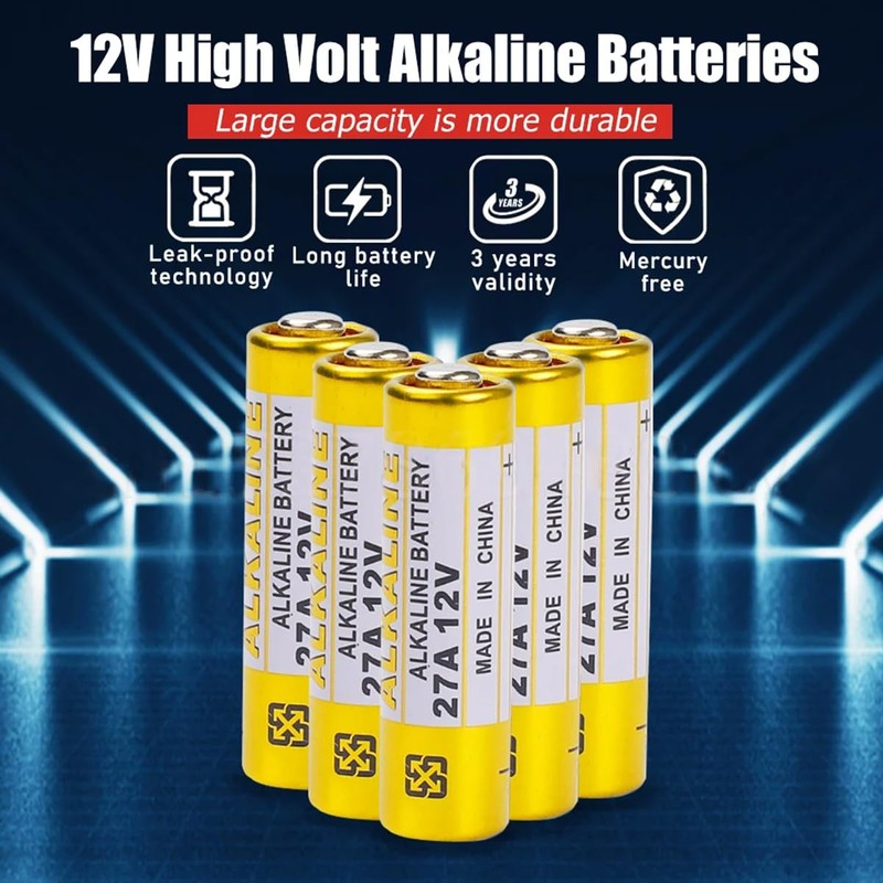 CPANCELL 27A 12V Alkaline Batteries A27S MN27 L828 A27 12Volts