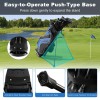 Goplus Lightweight Golf Stand Carry Bag W/6 Way Top Dividers