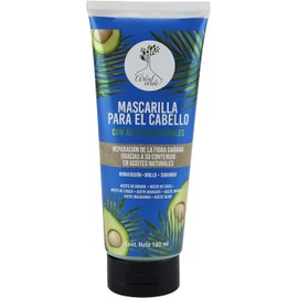 Mascarilla para el cabello Natural con Aceite de Girasol, Aceite de Coco, Aceite de Aguacate, Árbol Verde. 180 ml.