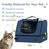 PETSFIT Travel Litter Box for Cats - Removable 2-Layer Leak-Proof