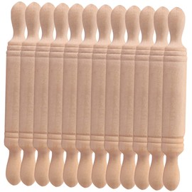 ABOOFAN 12pcs Rolling Pin House Adjustable Rollers Pins Miniature Decor ’s Chapati Board Mini Wood Small Dough Roller Simulated Mini Roller Rolling Stick Craft Wooden