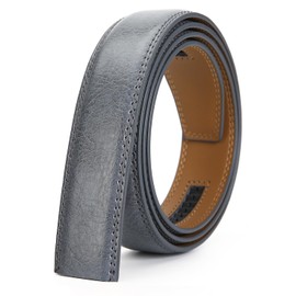 Nelbons Men's Ratchet Belt Strap Only 35mm 1 3/8",Fit 40mm buckle,replacement Belt without Buckle