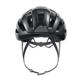 ABUS PowerDome road bike helmet - lightweight bike helmet with clever ventilation system and aerodynamic profile - Made in Italy - for men and women - black, size M