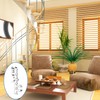 Hidden Channel Valance Clips, 12Pcs Clear Plastic Hidden Clips,Hidden Blind