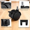 4 PCS 2 Inch TV Stand Wheels, M8 Swivel Caster