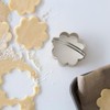 ALLTOP Scalloped Biscuit Cutters with Handle, Stainless Steel Cookie Cutter,