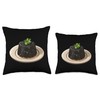 Black Pudding Throw Pillow