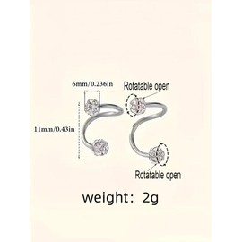 Women's Elegant Rhinestone Decorated Earrings, Exquisite Trendy Earrings, Fashionable Jewelry for Women for Party & Daily Clothing Decor