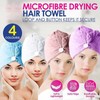 Microfiber Drying Hair Towel Twist and Dry Towel - Pink