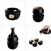 Tosnail 7 Pieces Ceramic Japanese Sake Set with Warmer, Hot