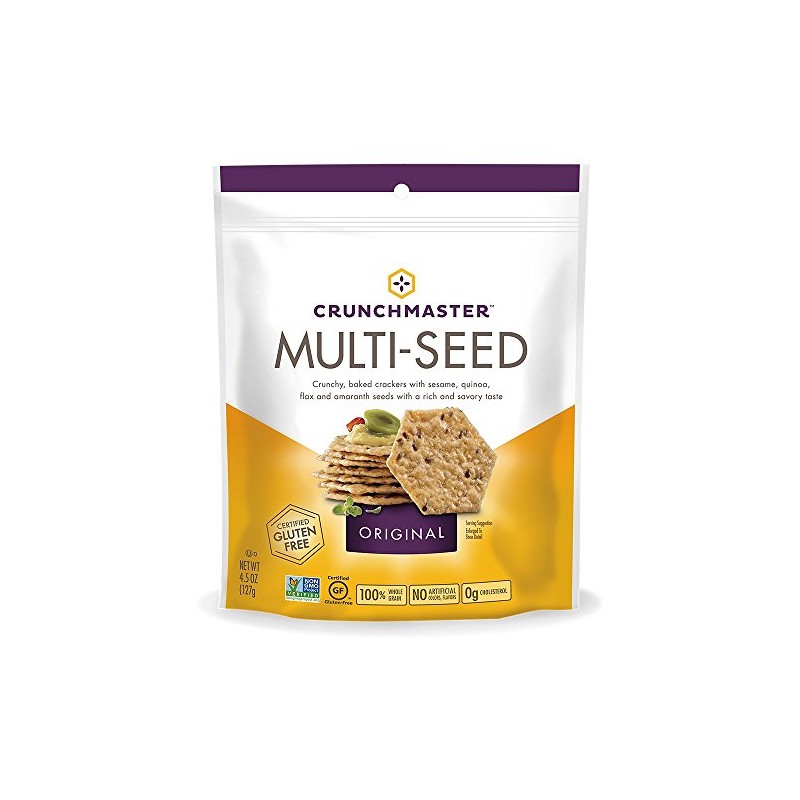 Crunchmaster Multi-Seed Crackers, Original, 4.5 oz.