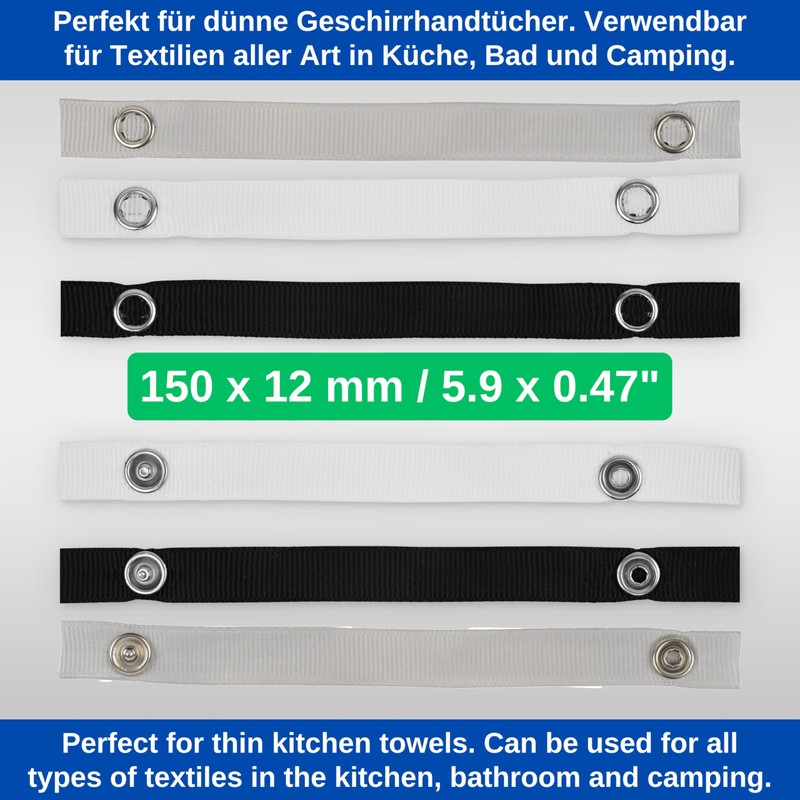Sewing Free Hangers for Textiles, 24 Pack, 150 x 12
